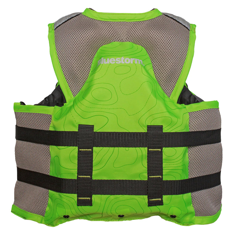 Bluestorm Sportsman Youth Mesh Fishing Life Jacket - Hi-Vis [BS-105-HVS-Y]