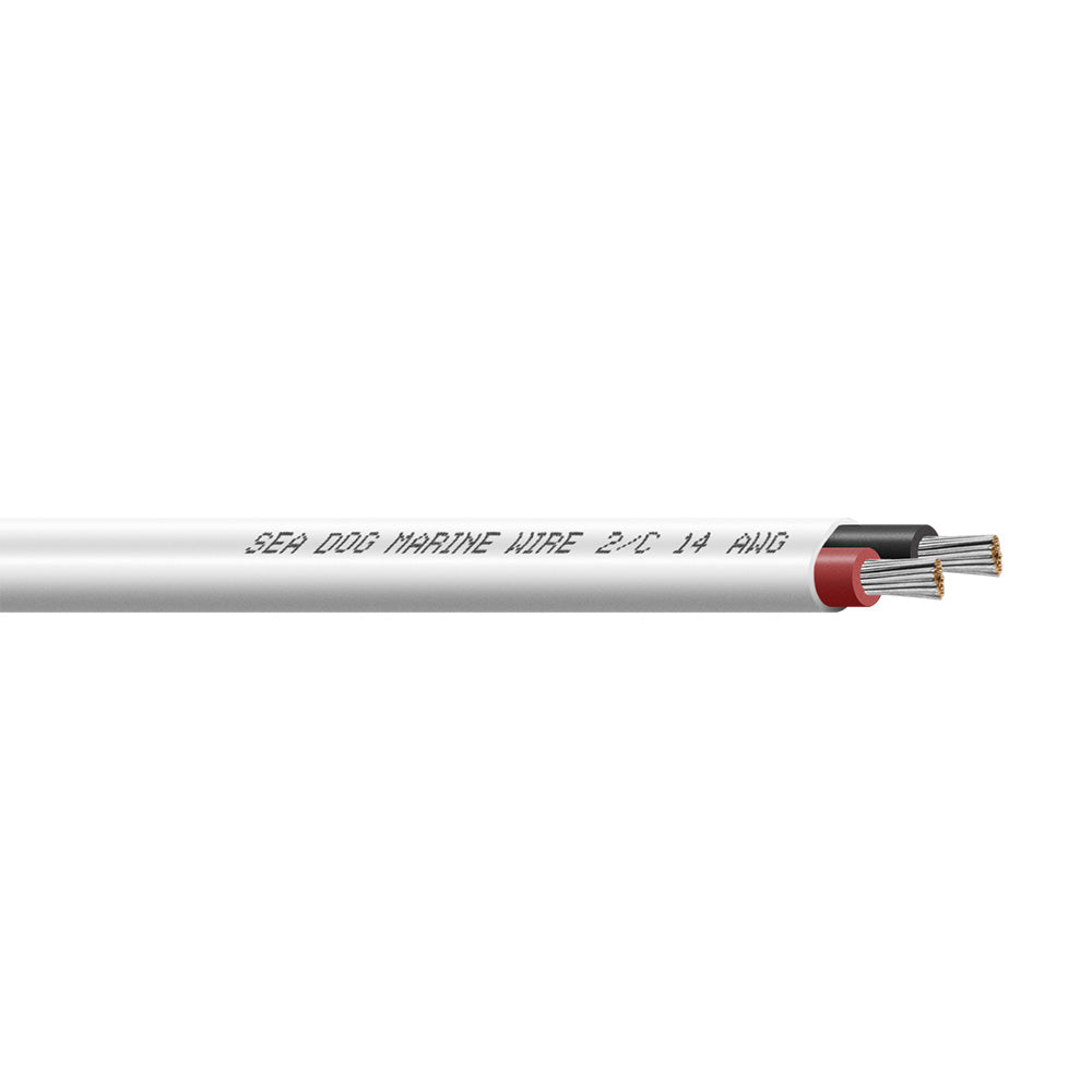 Sea-Dog 14/2 AWG Flat Duplex Wire - Red/Black - 500' [8014207]