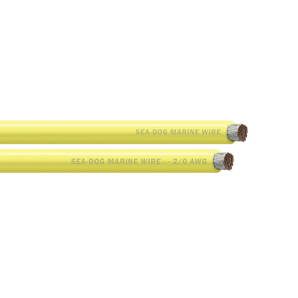 Sea-Dog 2/0 AWG Yellow Battery Cable - 25' [8021030]