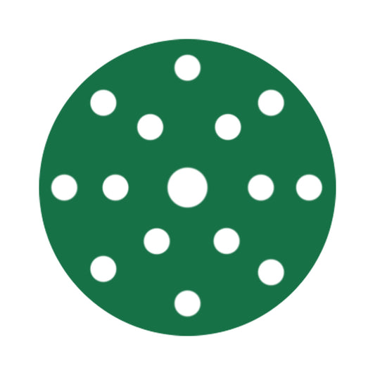 RUPES PROCUT Film Abrasive Discs 150mm (6") - 15 Holes - P600 Grit *Box of 50pcs [9.45FD600]