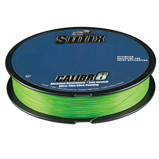 Sufix Calibr8 Braid 300yds 30lb - Neon Lime [694-130L]