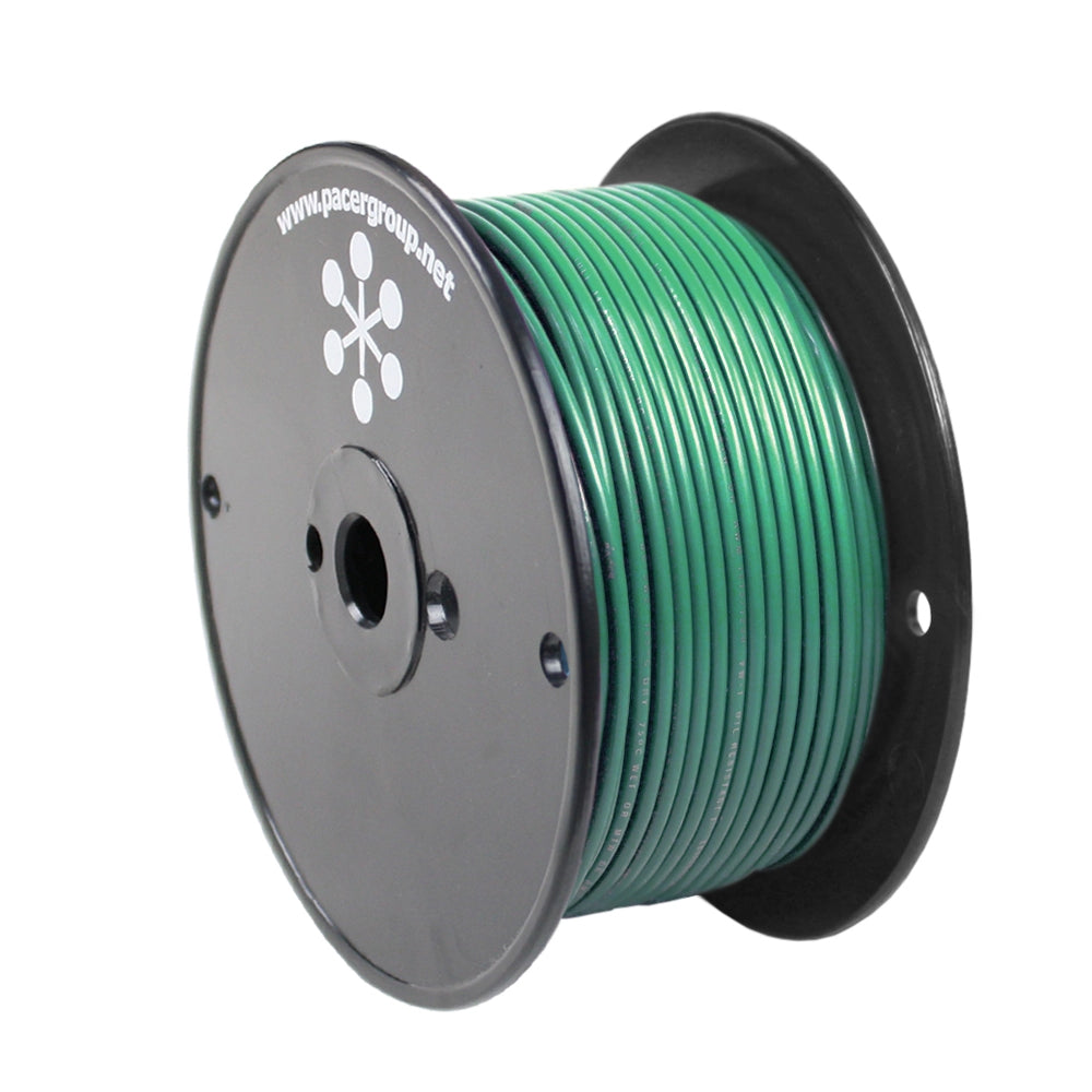 Pacer Green 10 AWG Primary Wire - 250  [WUL10GN-250]