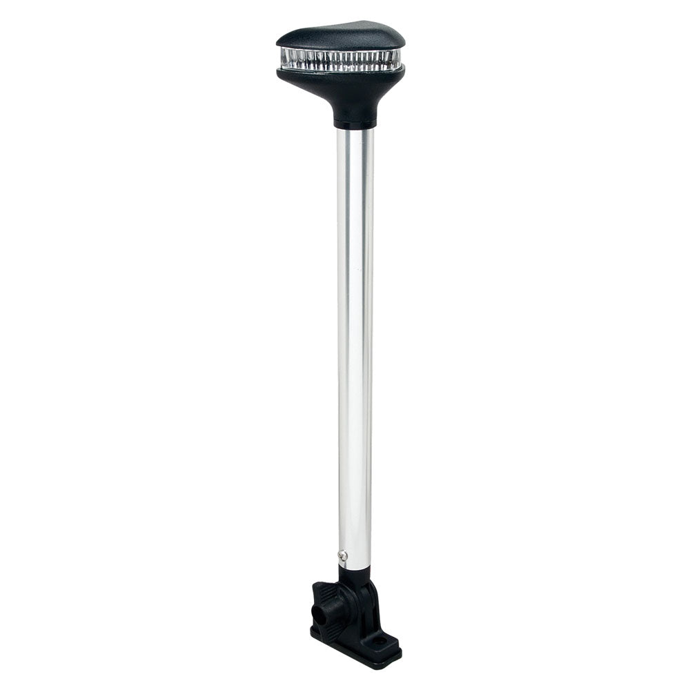 Perko Stealth Series - L.E.D. Fold Down White All-Round Light - Vertical Mount - 13-3/8" [1639DP0CHR]