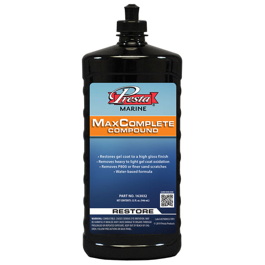 Presta MaxComplete Compound - 32oz [163032]