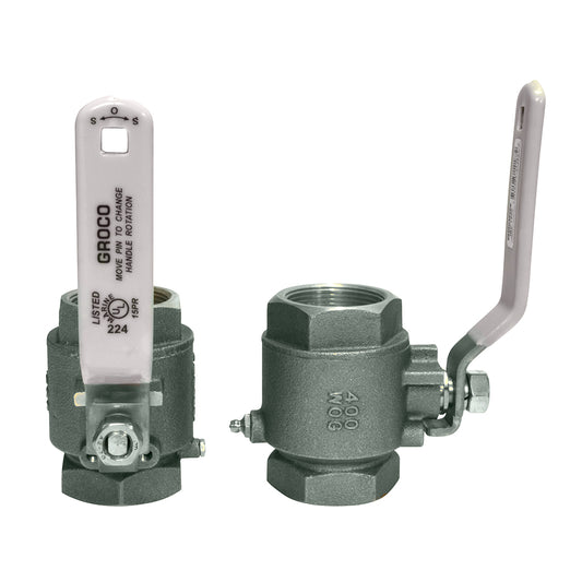 GROCO 3/4" NPT Stainless Steel In-Line Ball Valve [IBV-750-S]