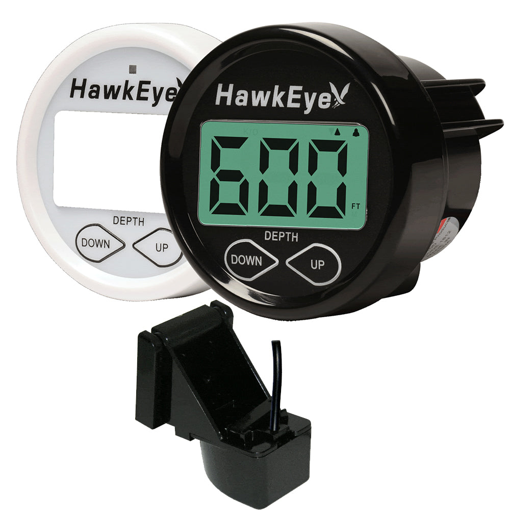 Hawkeye DepthTrax In-Dash Digital Depth  Temp Gauge - Transom Mount [DT2BX-TM]