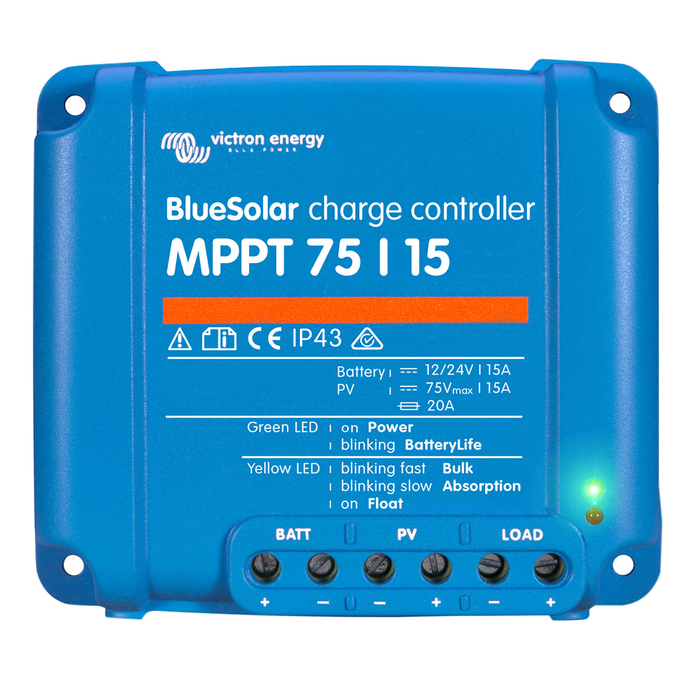 Victron BlueSolar MPPT Charge Controller - 75V - 15AMP - UL Approved [SCC010015050R]