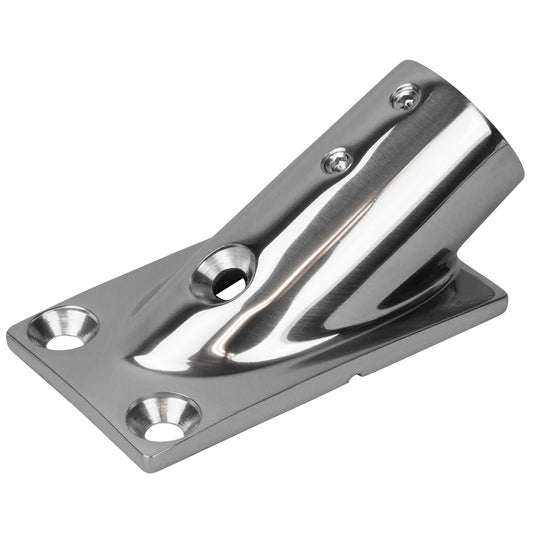 Sea-Dog Rail Base Fitting Rectangular Base 30 316 Stainless Steel 7/8" OD [281300-1]