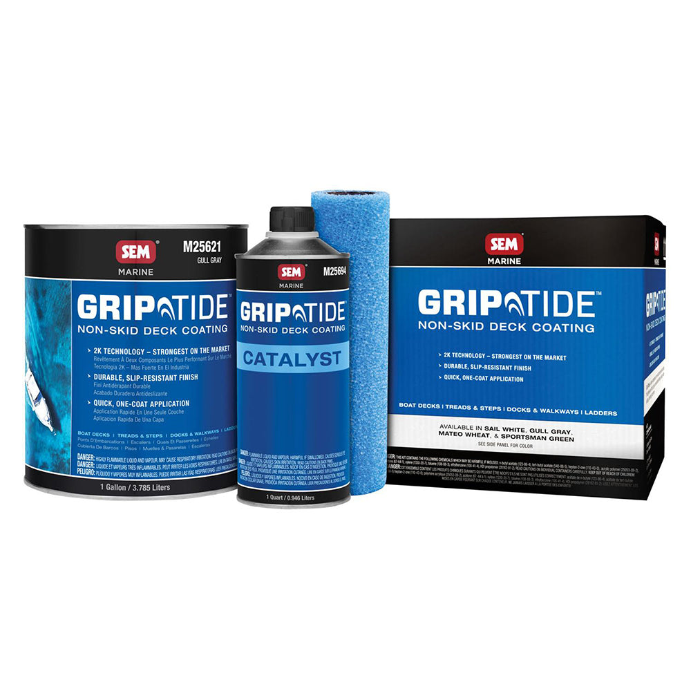 SEM GripTide Non-Skid Deck Coating Kit - Gull Gray [M25620]