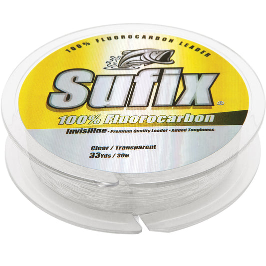 Sufix 100% Fluorocarbon Invisiline Leader - 60lb - 33yds [683-060]