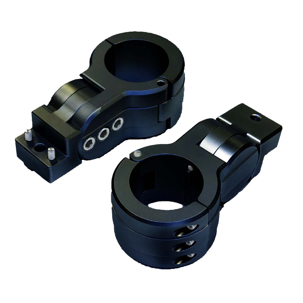 PTM Watersports Board Rack Mounts - 2.38" Pipe Clamp -Black [P13198-2380TEBBK]